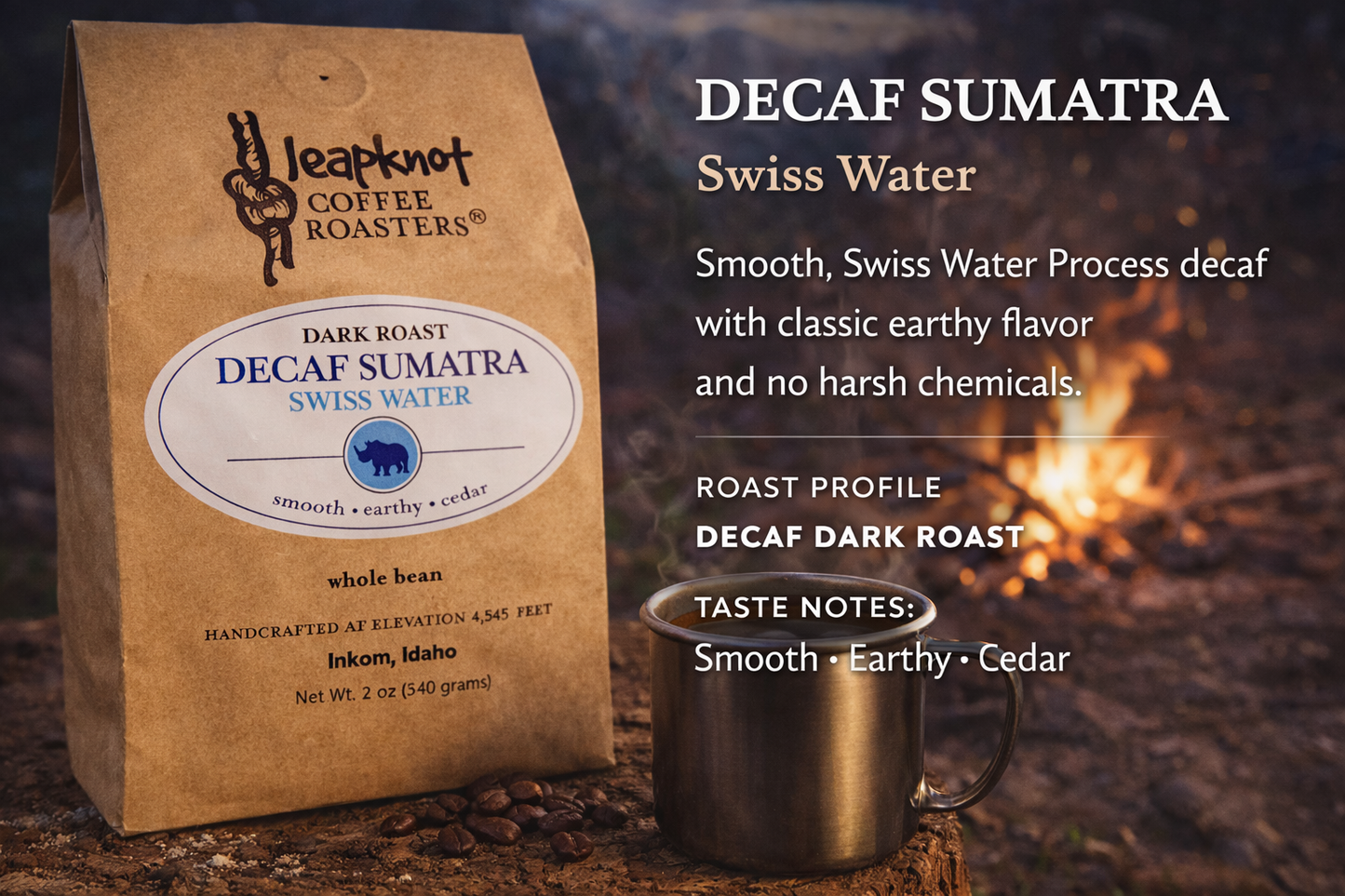 Decaf Sumatra - *Swiss Water Washed